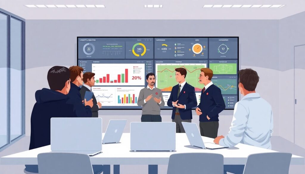 Аналитика тактических изменений по ходу матча - иллюстрация