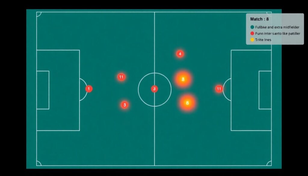 Разное в матчевой карте: схемы владения и переходы игроков - иллюстрация