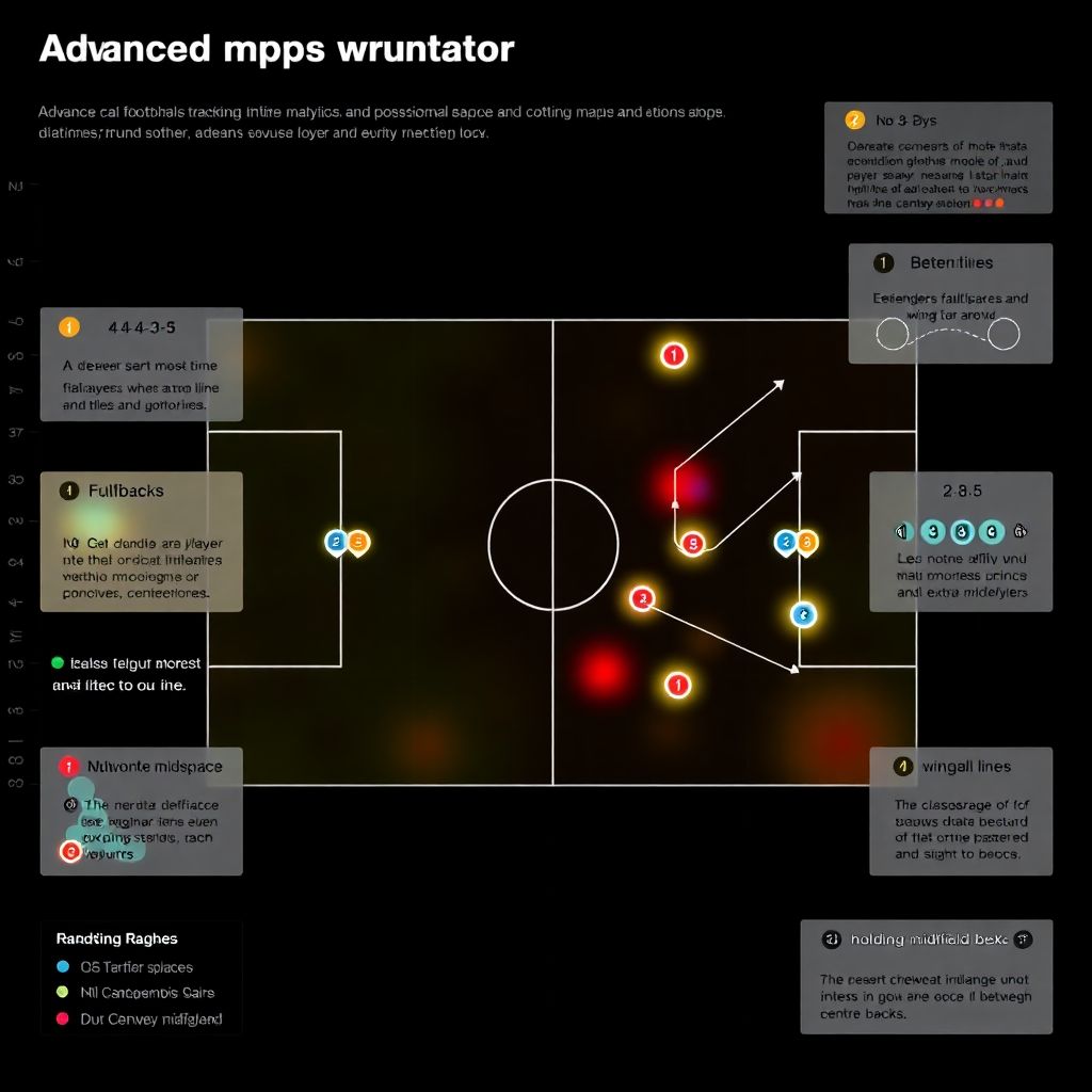 Матчевая карта: схемы владения мячом и переходы игроков в футболе