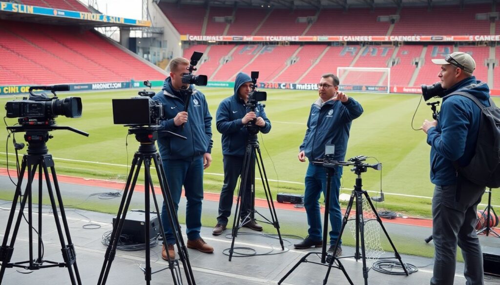 Оперативные репортажи с кромки поля: как формируются живые трансляции прямо во время матча - иллюстрация