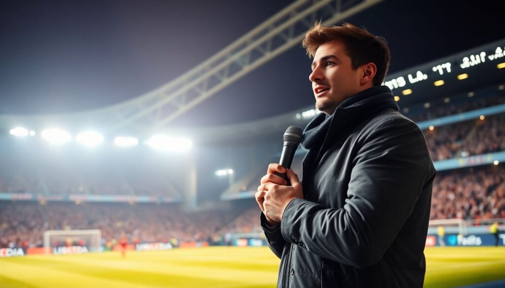 Как устроена работа репортера на стадионе во время ключевых поединков - иллюстрация