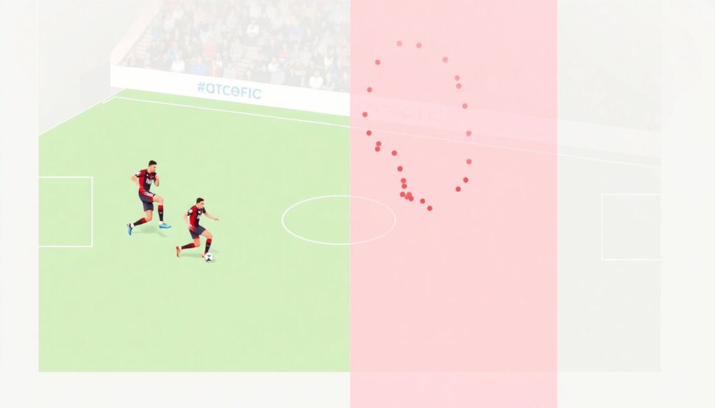 Аналитика владения мячом и прессинга по минутам - иллюстрация