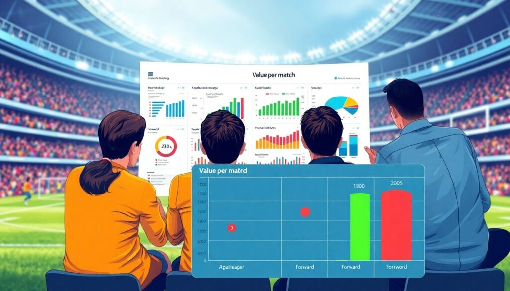 Аналитика расходов и экономической ценности игрока по итогам матча - иллюстрация