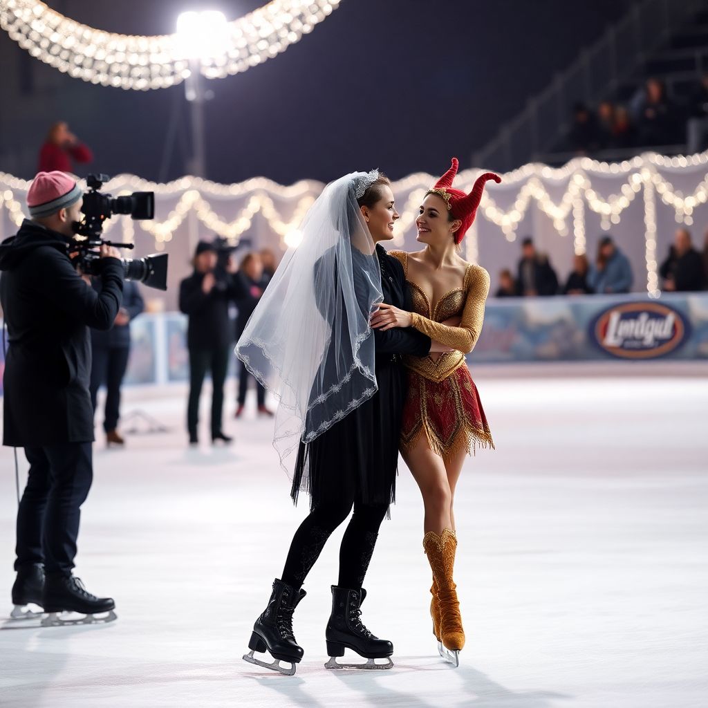 Фото со съемок «Ледникового периода»: Загитова в фате и эльф Туктамышева