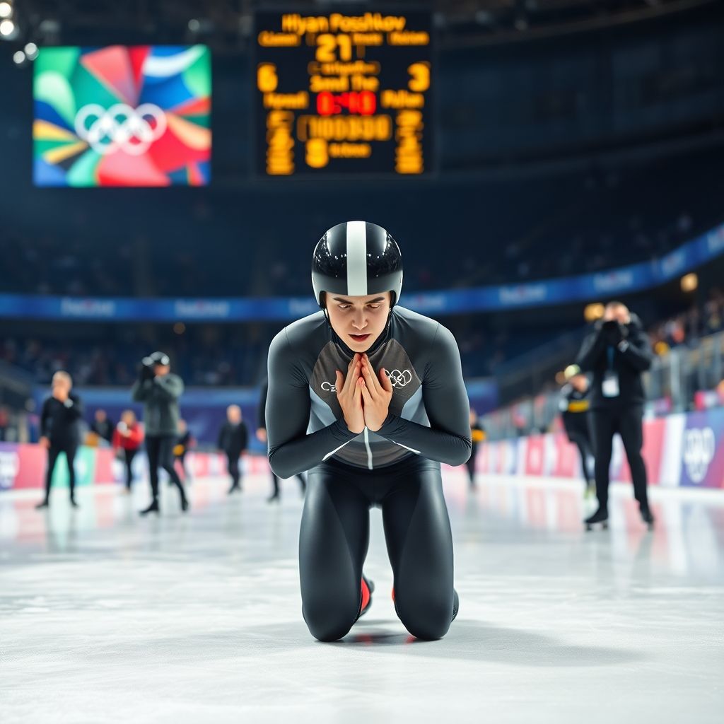 Русский шорт-трекист Иван Посашков: молитва на льду и жесткая дисквалификация