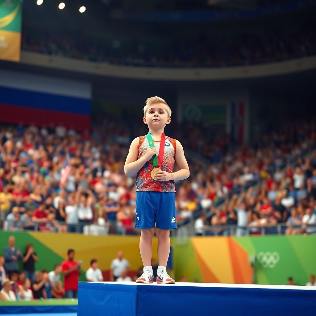 Фото: юный гимнаст Арсений Духно выигрывает золото чемпионата России‑2026