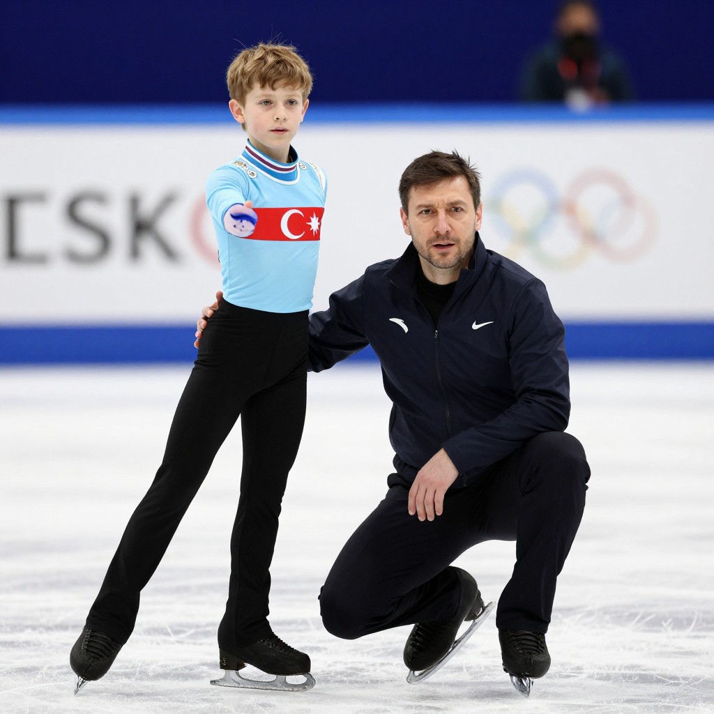 Евгений Плющенко поддержал сына после дебюта за Азербайджан на юниорском Гран-при